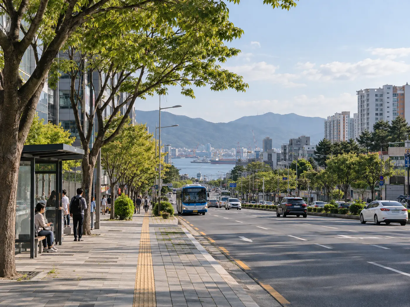 창원 생활권이 나뉘는 거리나 역 근처