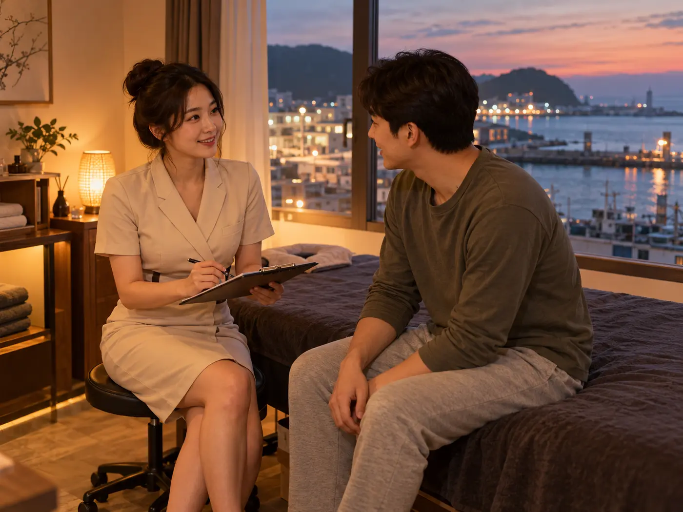 동해 그 지역에서 흔한 숙소