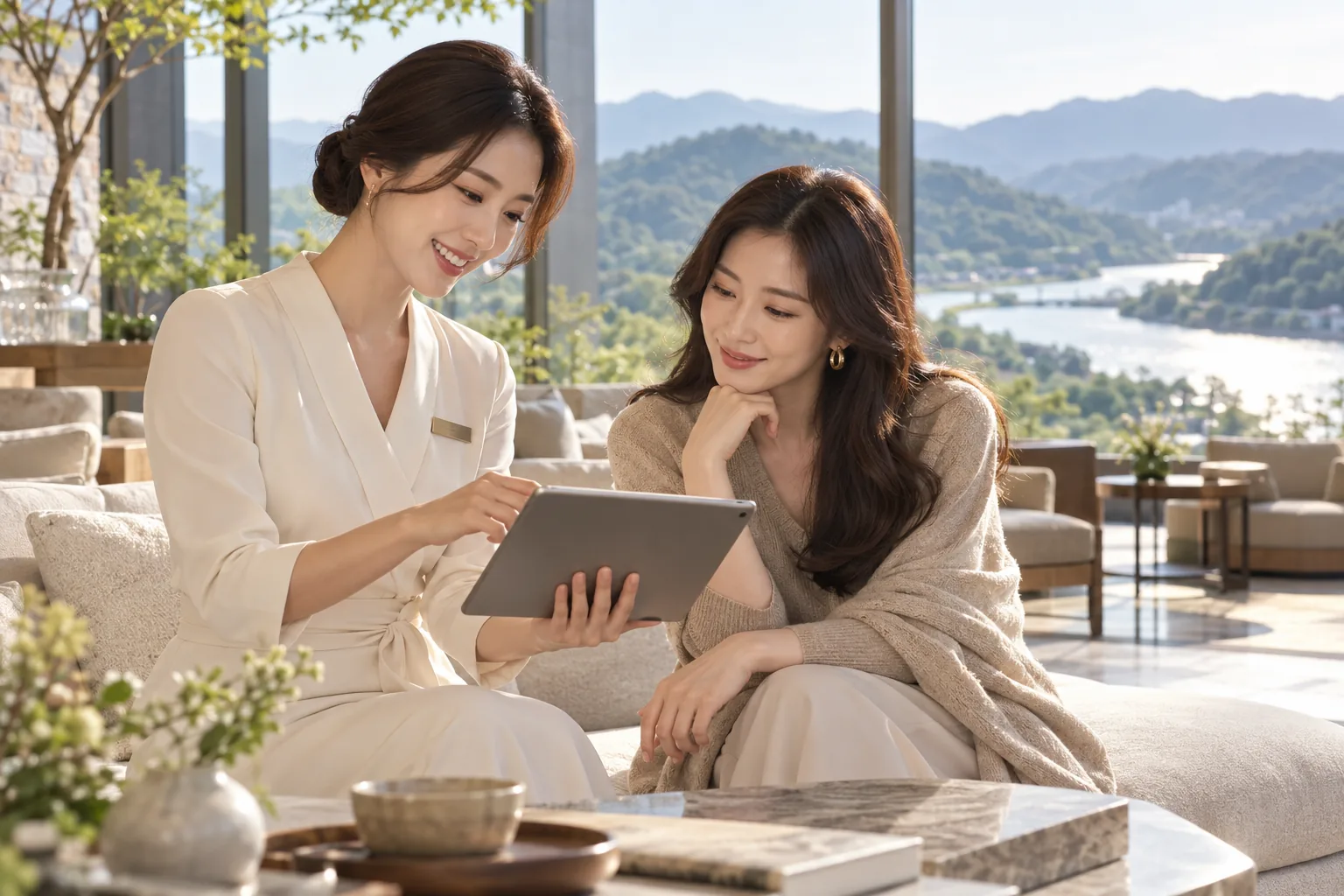 남양주 창밖으로 그 지역이 보이는 실내