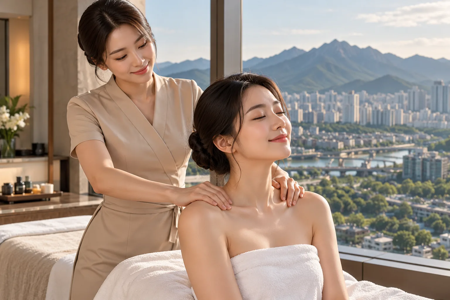 의정부 밝은 실내의 휴식