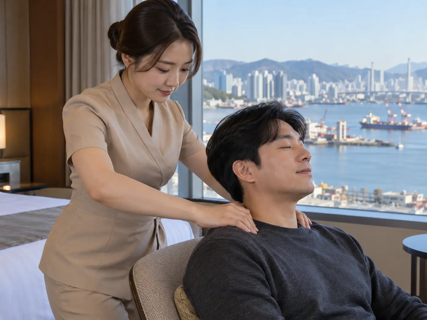 울산 밝은 실내의 휴식