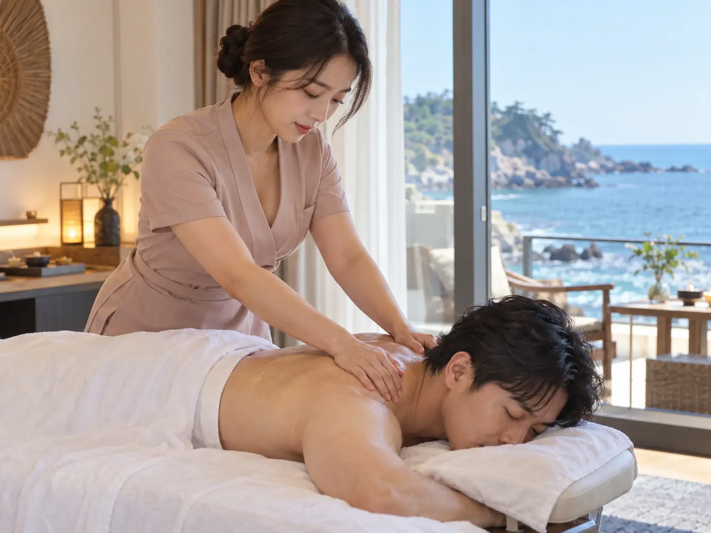 양양 밝은 실내의 휴식